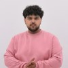 بلوز دورس مردانه سایز بزرگ بیسیک سه نخ داخل کرک MR.FAT رنگ گلبهی سایز 3XL